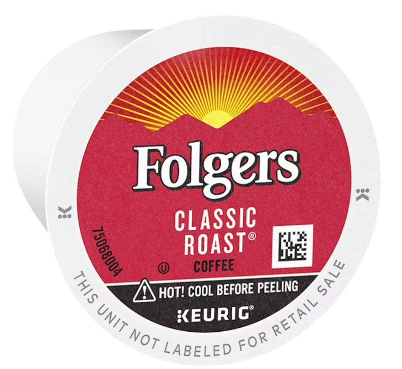 Folgers Classic Medium Roast K-Cup Coffee Pods, 100 ct.