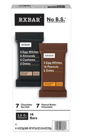 RXBAR Protein Bar, Variety Pack, 1.83 oz., 14 pk.
