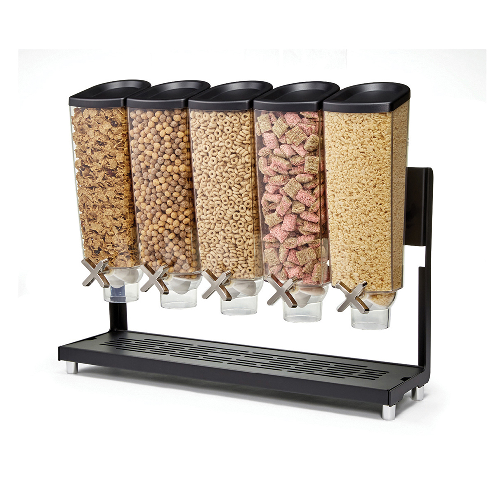 EZ-PRO Five-Container Table Top Dispenser Stand & Catch Tray